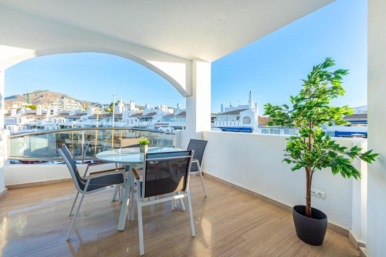 Atico Puerto Marina First Island With Sea Views And Rooftop Pool Benalmadena Ngoại thất bức ảnh