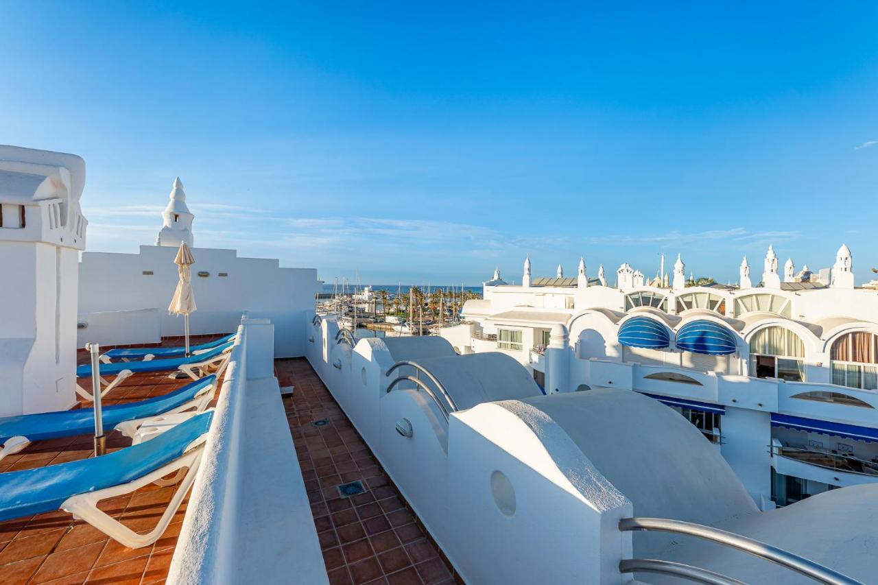 Atico Puerto Marina First Island With Sea Views And Rooftop Pool Benalmadena Ngoại thất bức ảnh