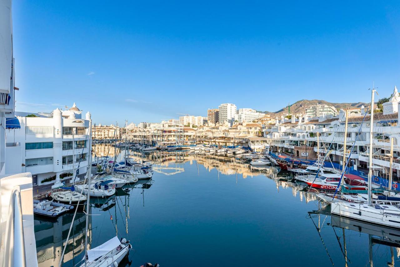 Atico Puerto Marina First Island With Sea Views And Rooftop Pool Benalmadena Ngoại thất bức ảnh
