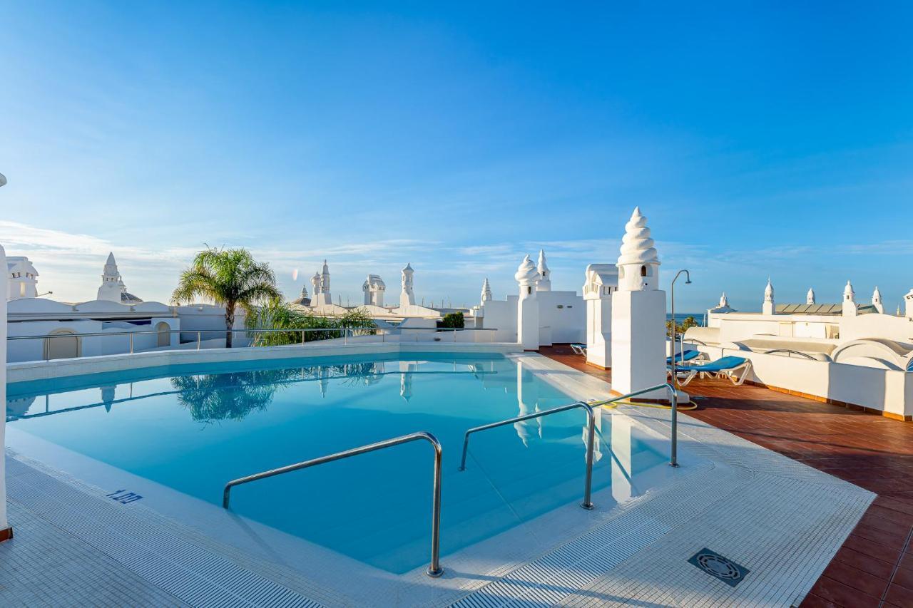 Atico Puerto Marina First Island With Sea Views And Rooftop Pool Benalmadena Ngoại thất bức ảnh
