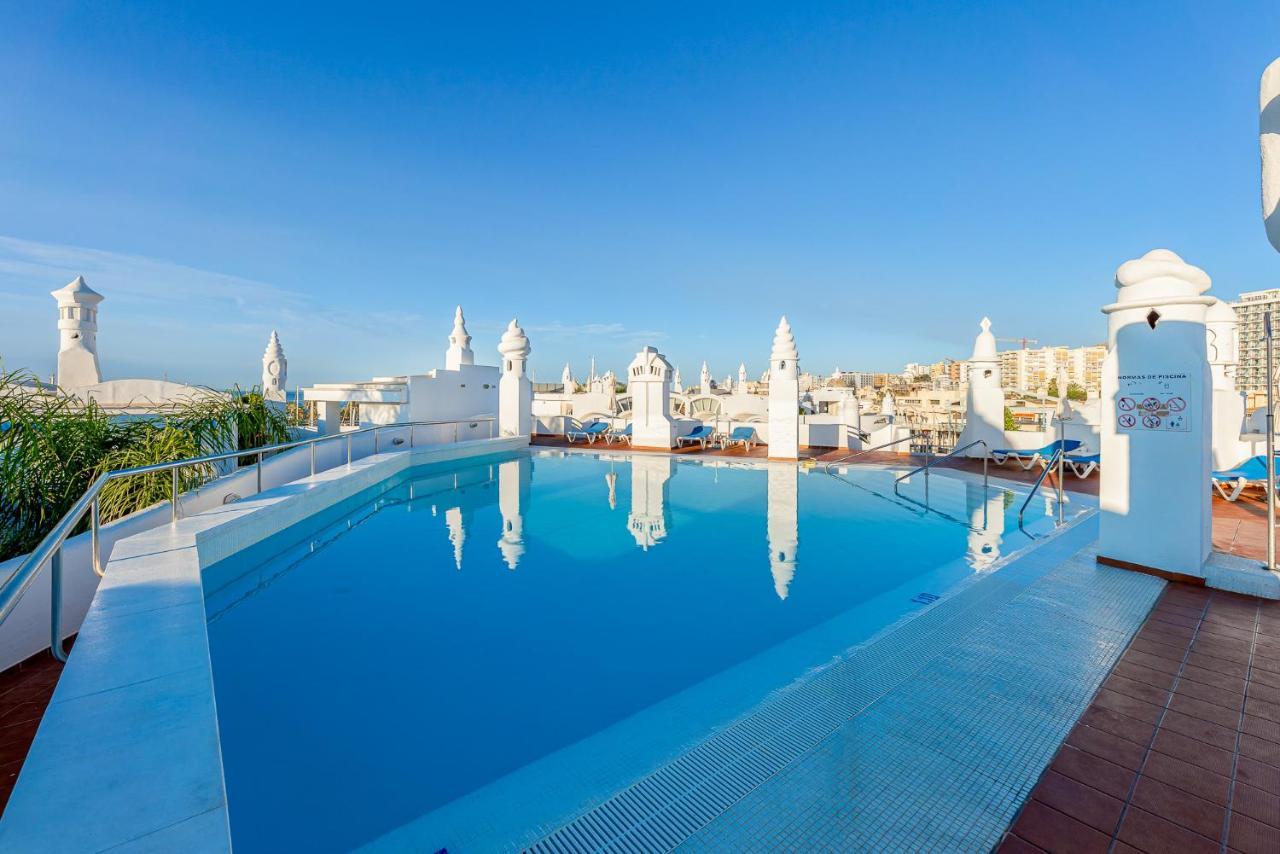 Atico Puerto Marina First Island With Sea Views And Rooftop Pool Benalmadena Ngoại thất bức ảnh