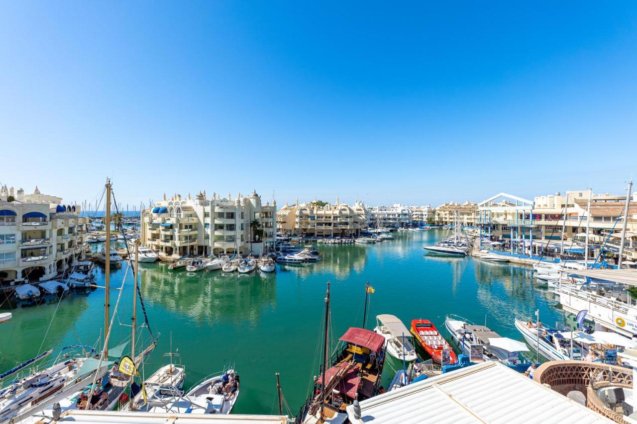 Atico Puerto Marina First Island With Sea Views And Rooftop Pool Benalmadena Ngoại thất bức ảnh